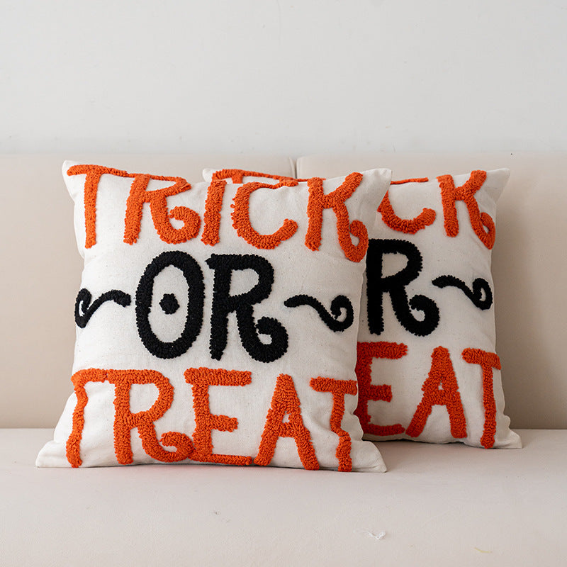 Halloween-Themed Decorative Pillow