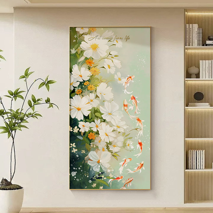 Decorative Floral Canvas Art Print