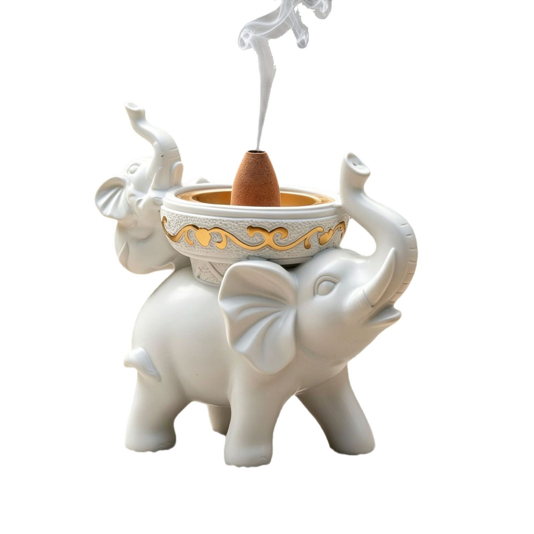 Elephant-Shaped Decorative Planter