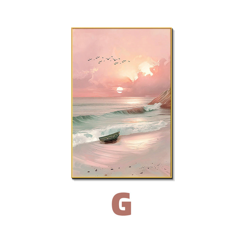Beach Sunset Themed Canvas Wall Art