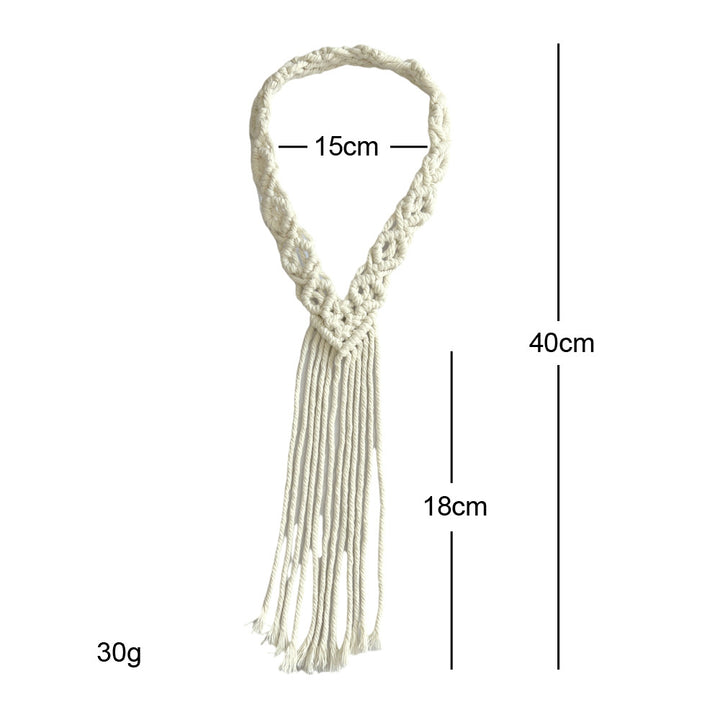Macrame Decorative Wall Hanging Organizer