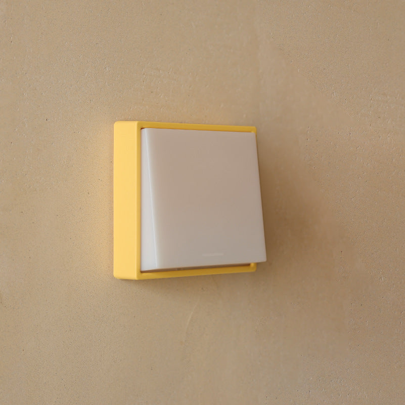 Wall-mounted LED night light with soft diffuser