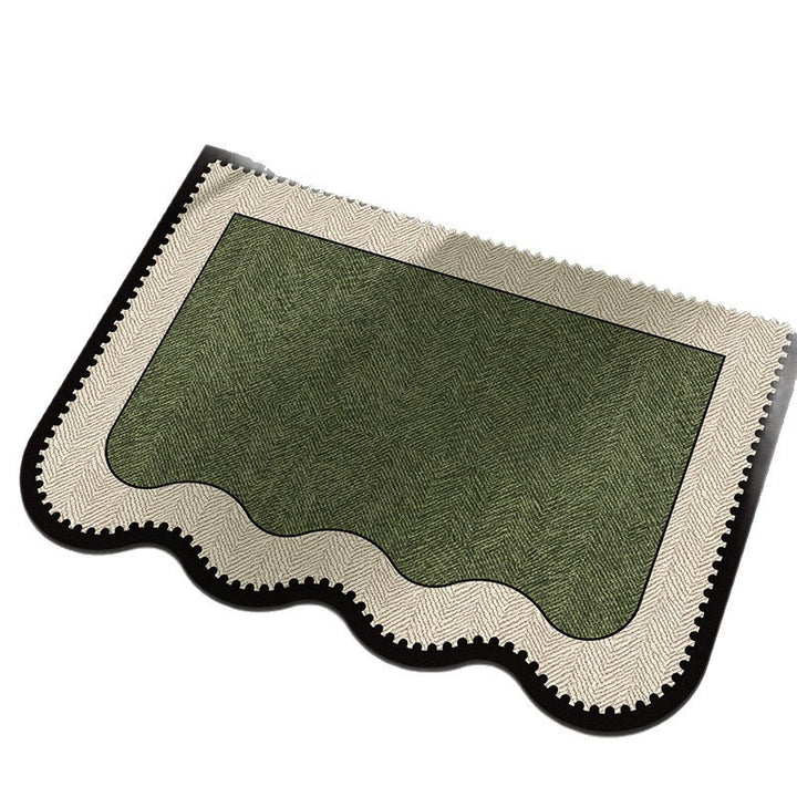 Elegant Herringbone Pattern Area Rug