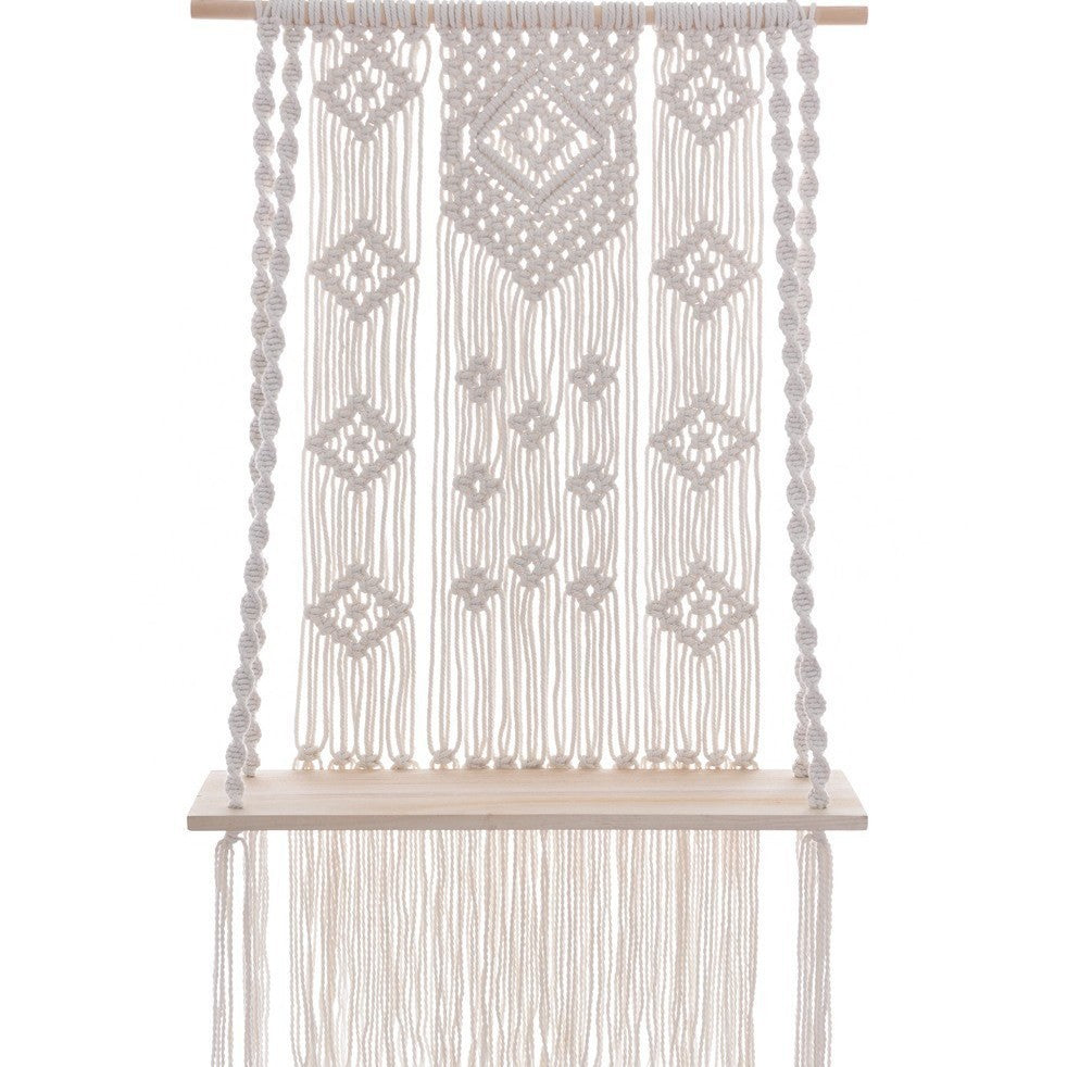 Macrame Plant Shelf