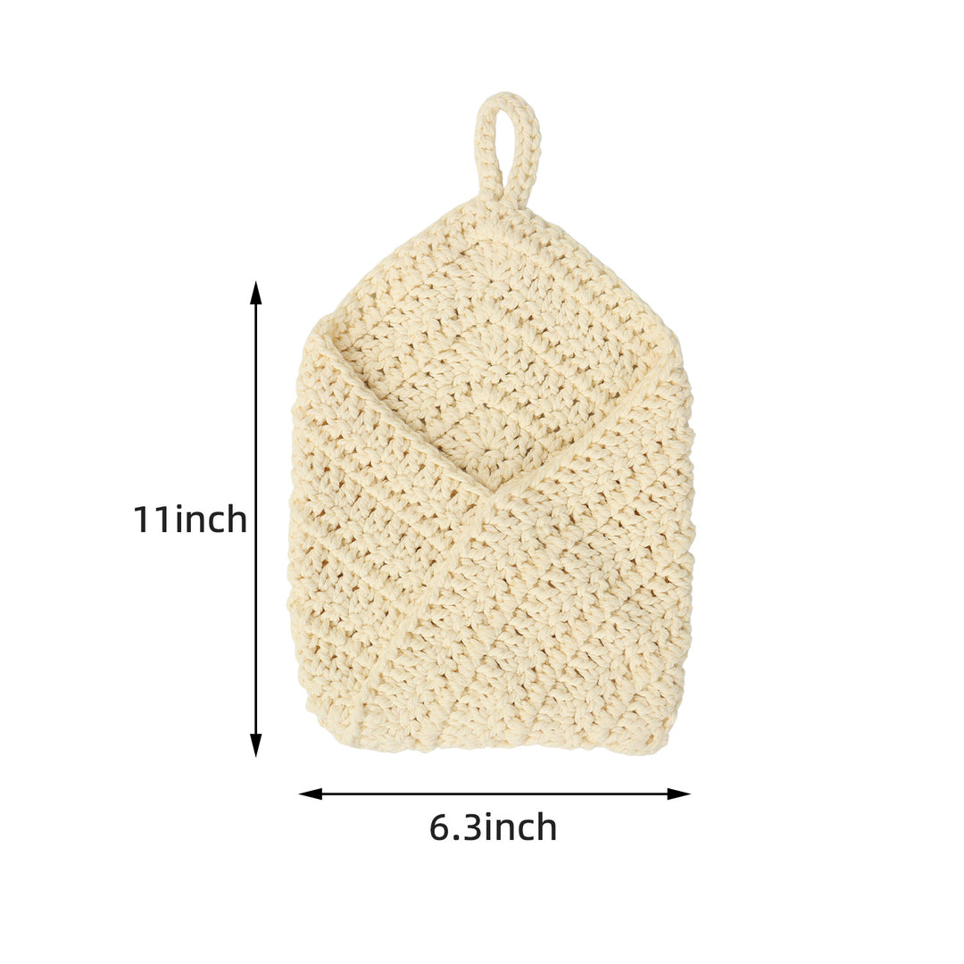 Hand-knotted storage bag