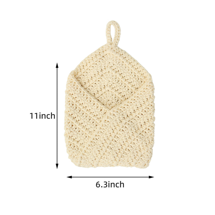Hand-knotted storage bag