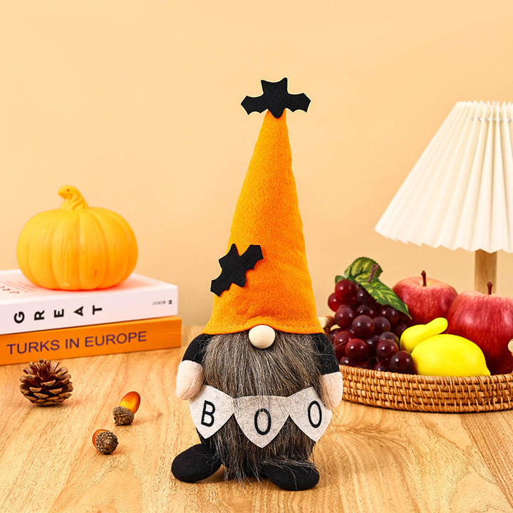 Decorative Halloween Gnome Figure