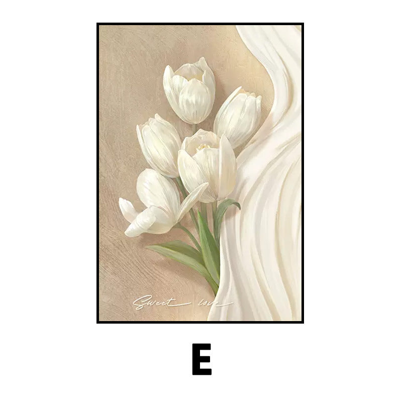 Elegant Floral Relief Artwork