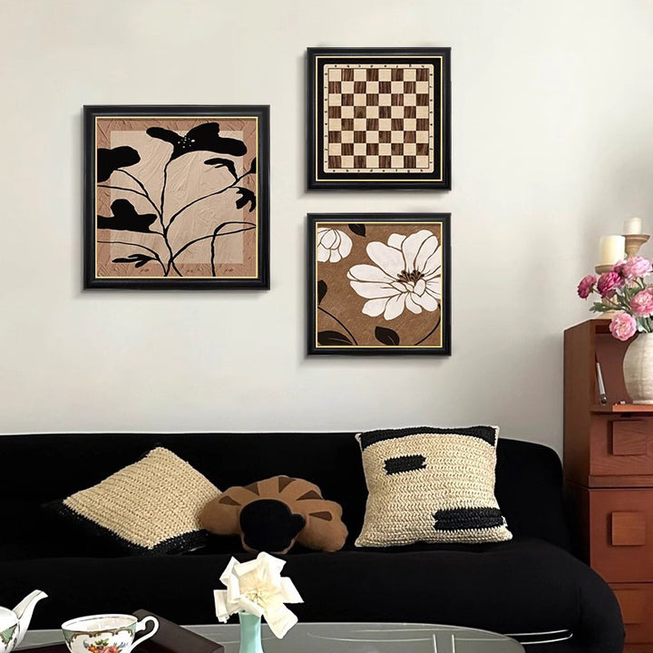 Elegant Framed Bamboo Wall Art