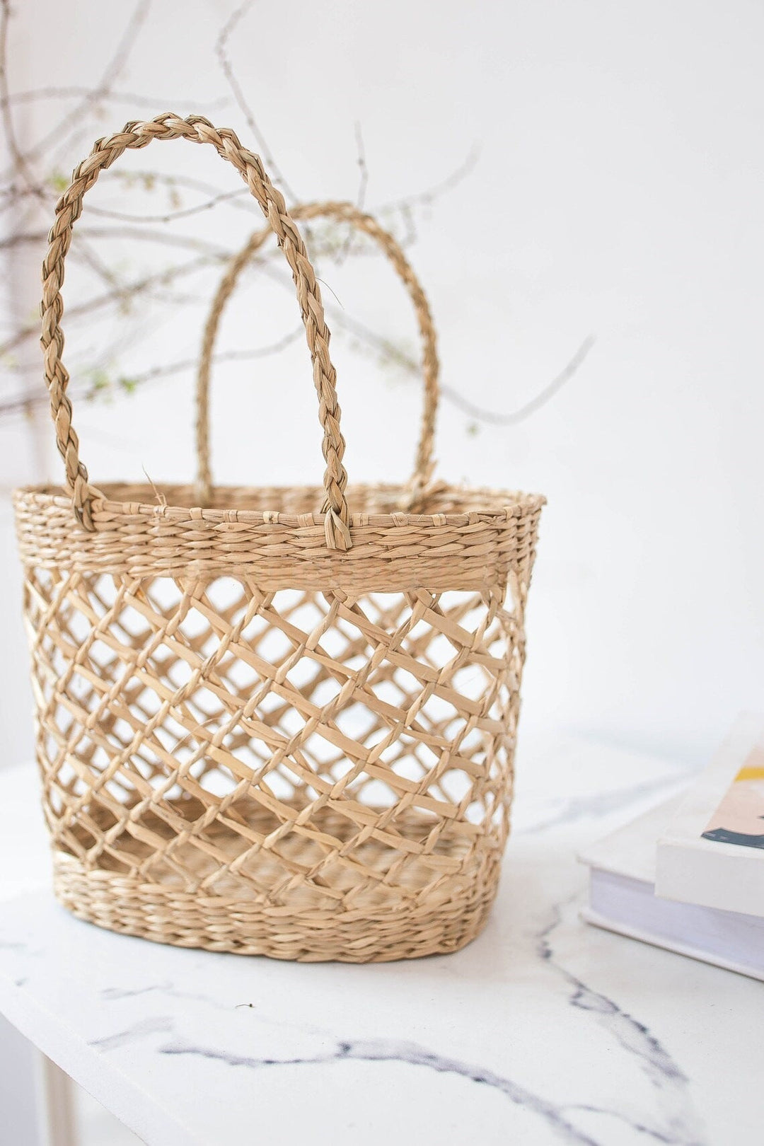 Handcrafted Woven Glass Holder