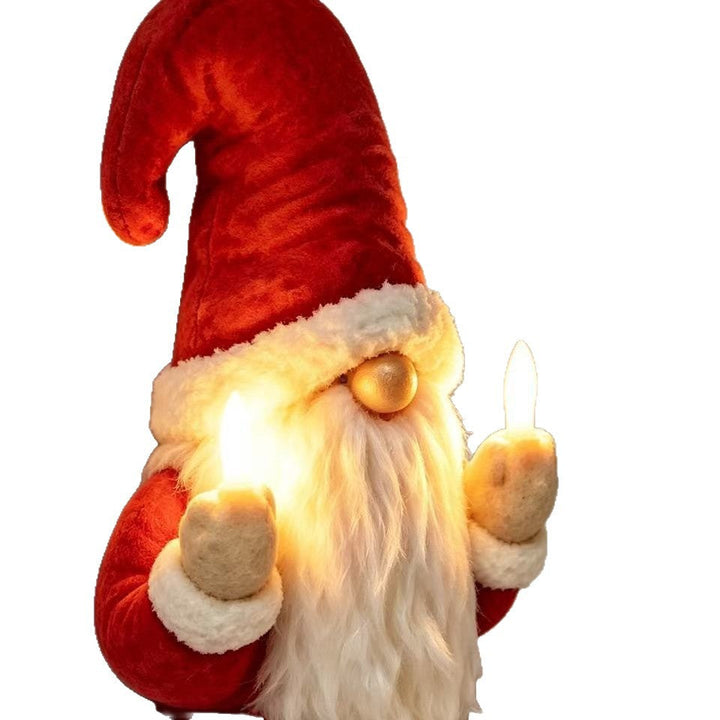Humorous Christmas Light Figure