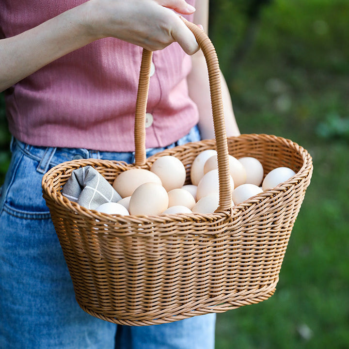 Handwoven Market Basket