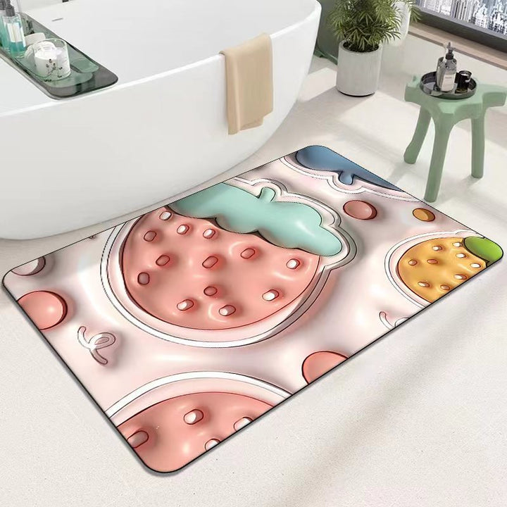 Cute Cartoon Cat Shape Bath Mat