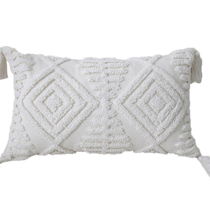 Textured Fabric Throw Pillow