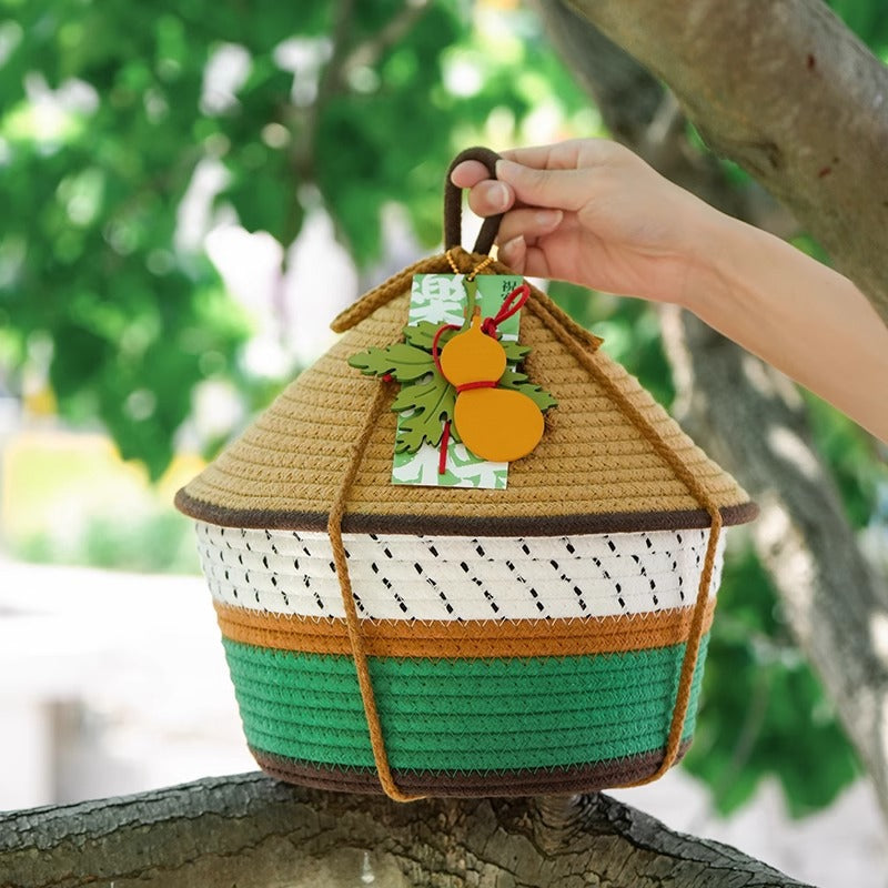 Playful storage basket
