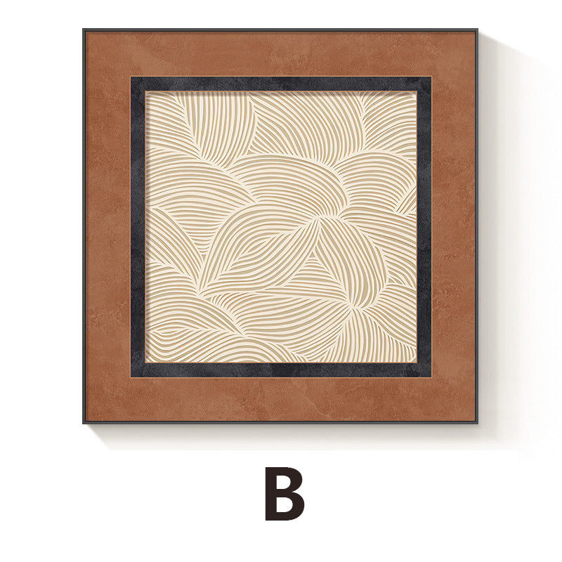 Abstract Textured Framed Art