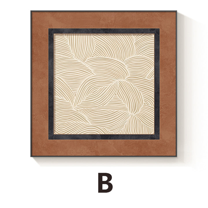 Abstract Textured Framed Art