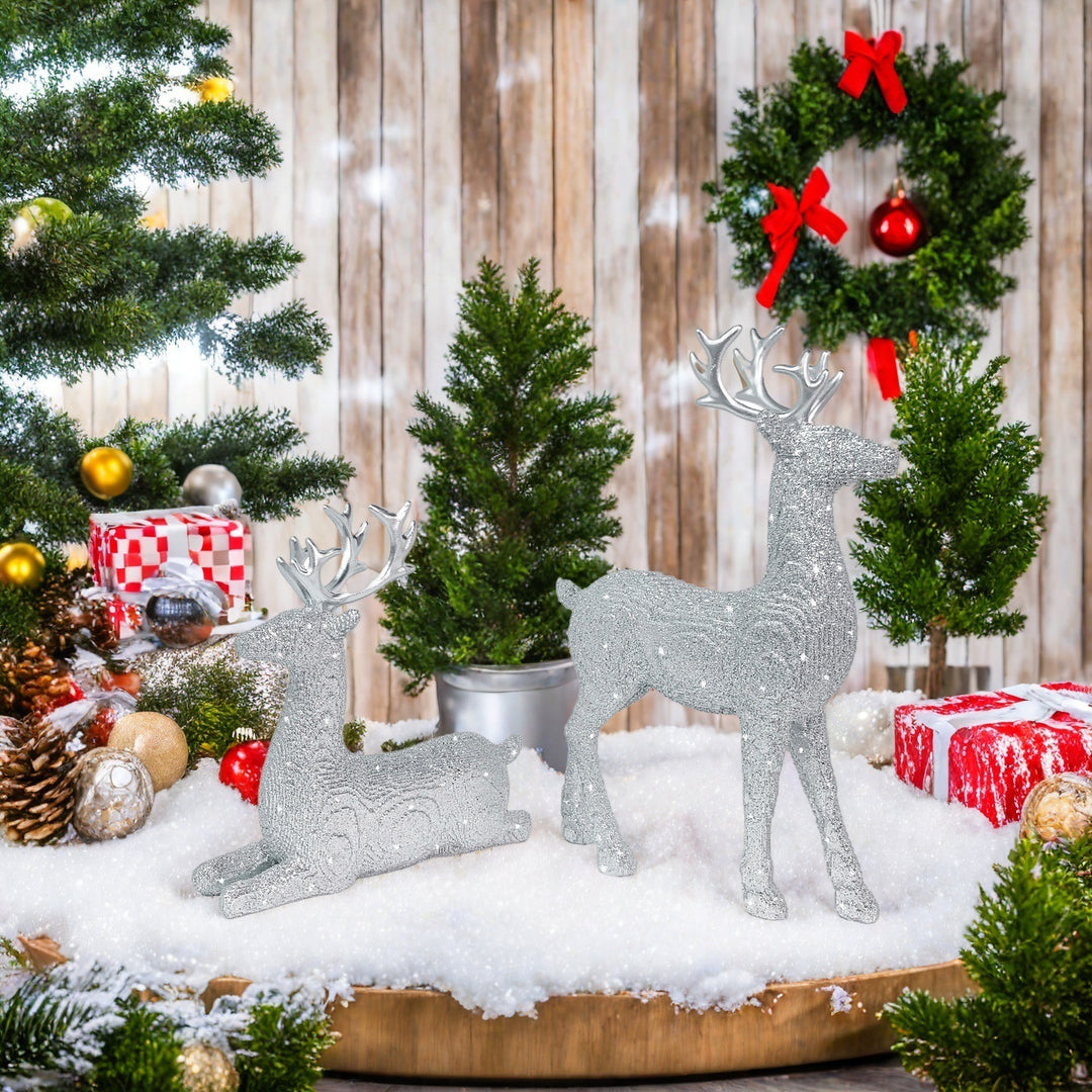 Elegant Christmas decoration in the form of reindeer