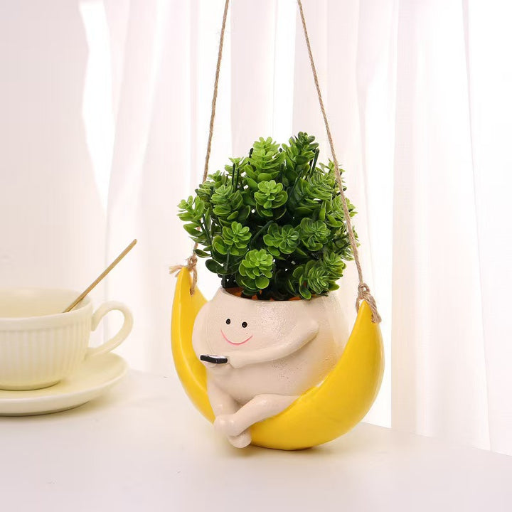 Whimsical Banana Planter