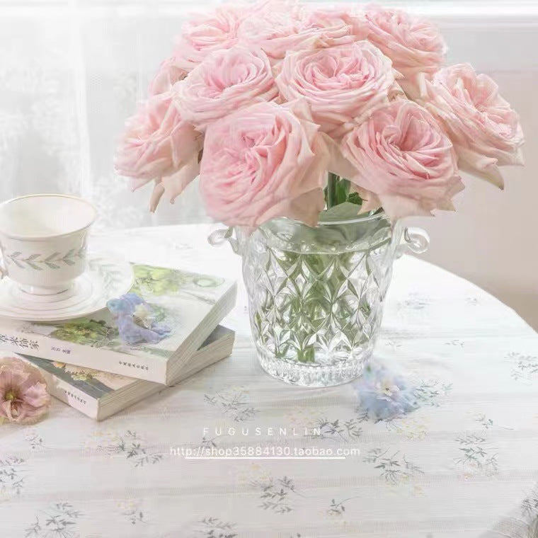 Decorative Crystal Flower Holder