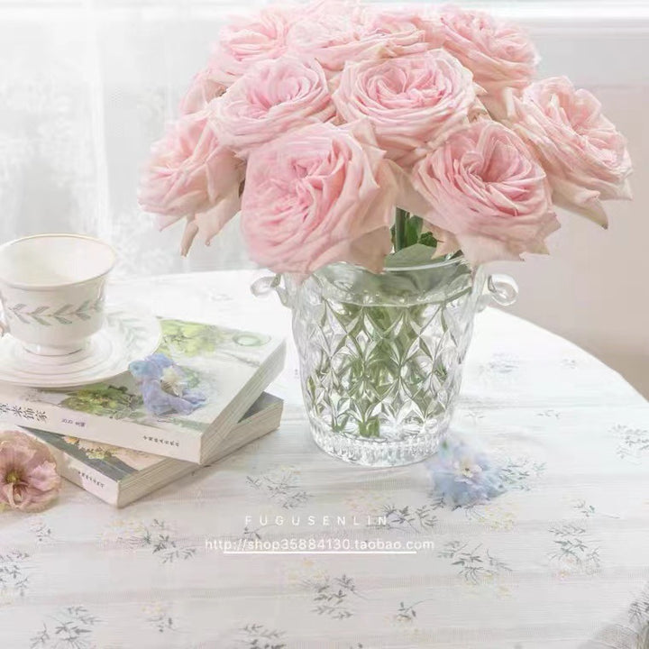 Decorative Crystal Flower Holder
