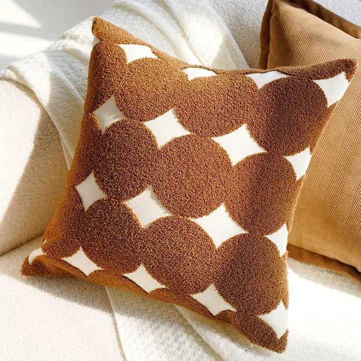 Textured Plush Throw Pillow
