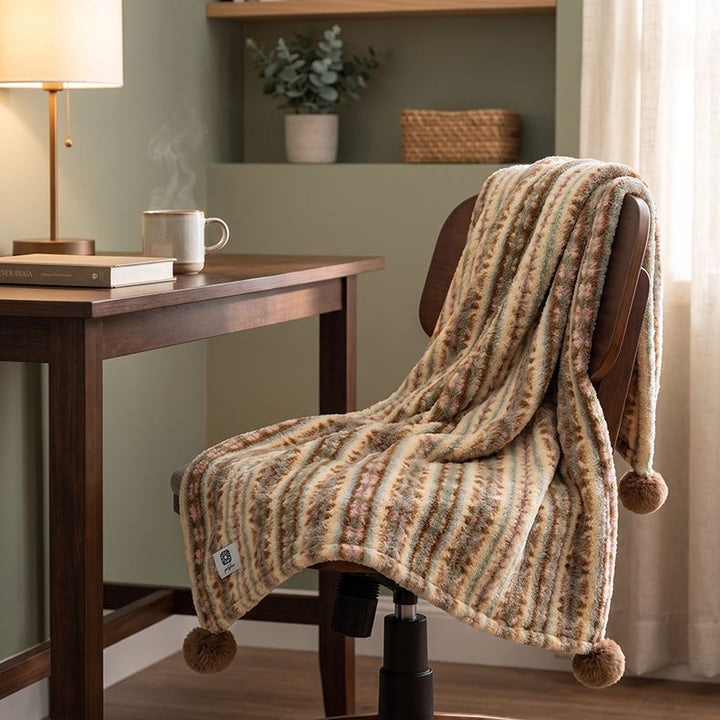 Cozy Decorative Fleece Throw