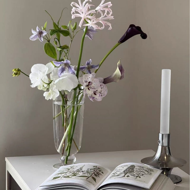 Vintage-inspired Stemmed Glass Goblet
