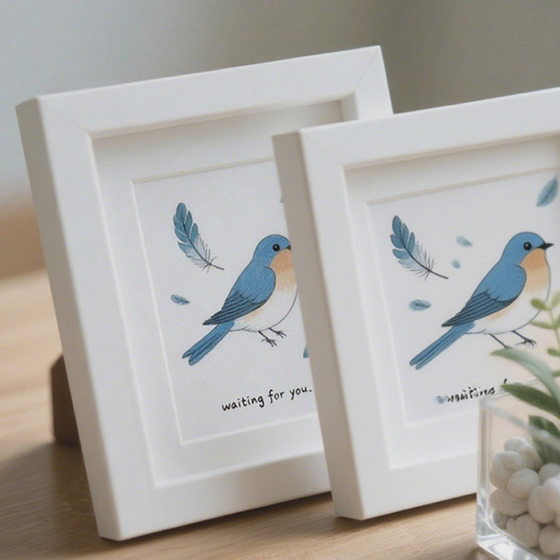Decorative Bird Illustration Frame