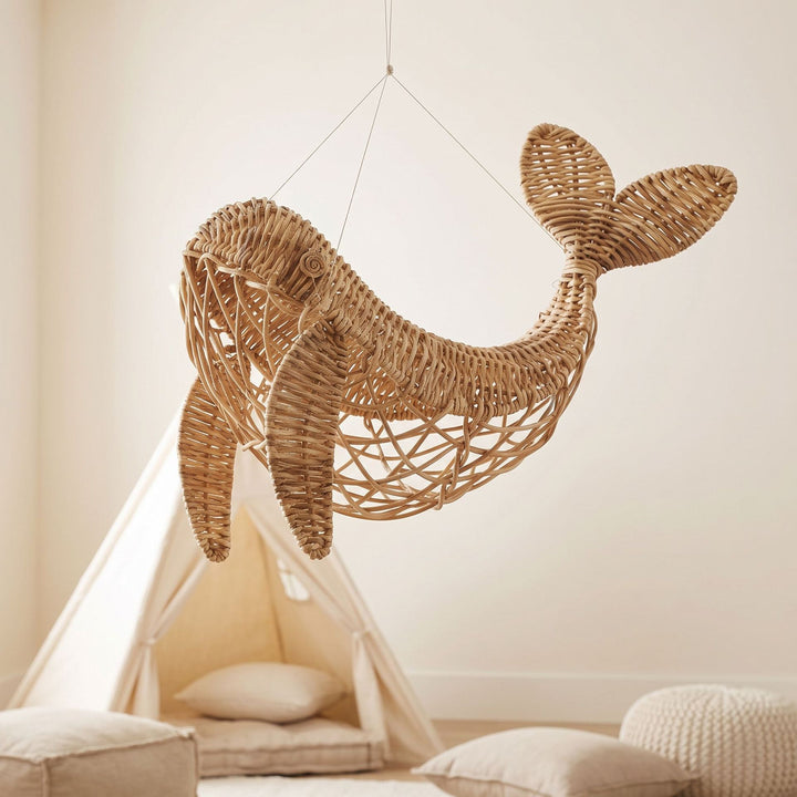 Decorative Hanging Basket in Whale Design