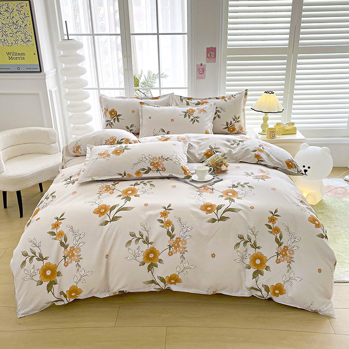 Floral Patterned Duvet Cover Set