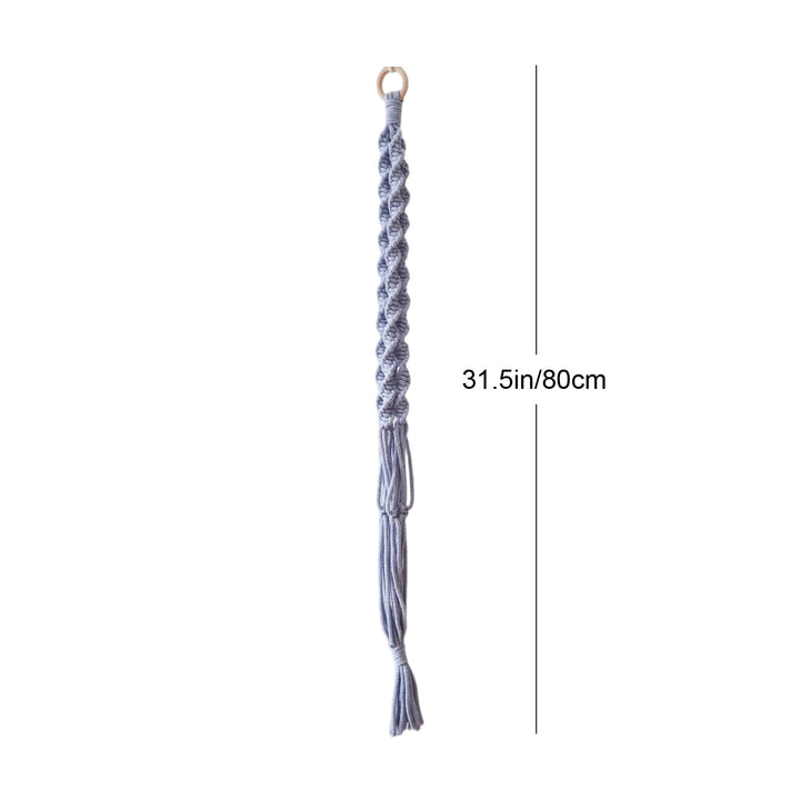 Macrame Wall Hanging Decor with Braided Design