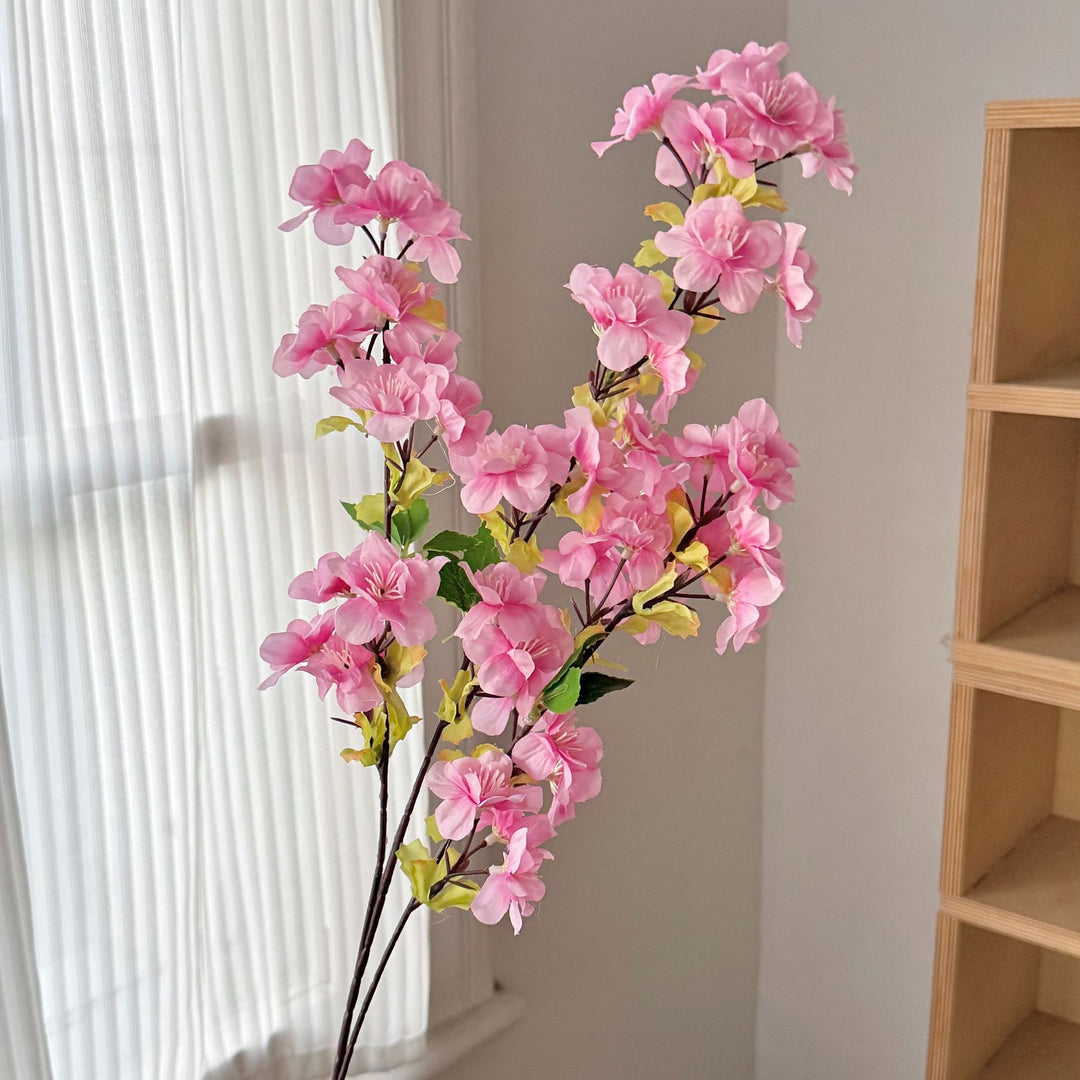 Lush Faux Cherry Blossom Stem