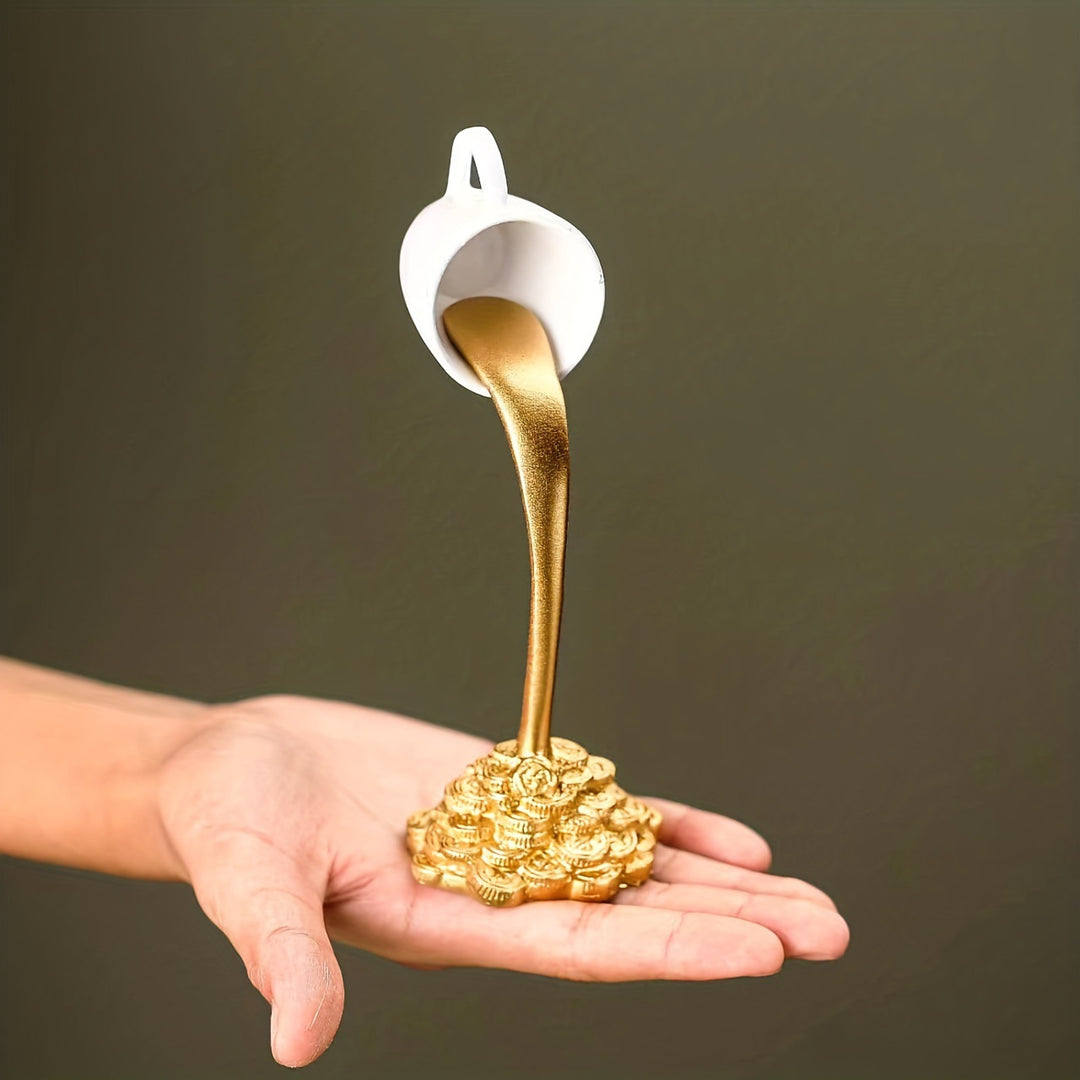 Creative Pouring Coffee Mug Sculpture