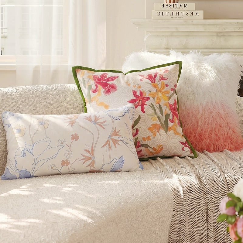 Decorative Ruffled Throw Pillow