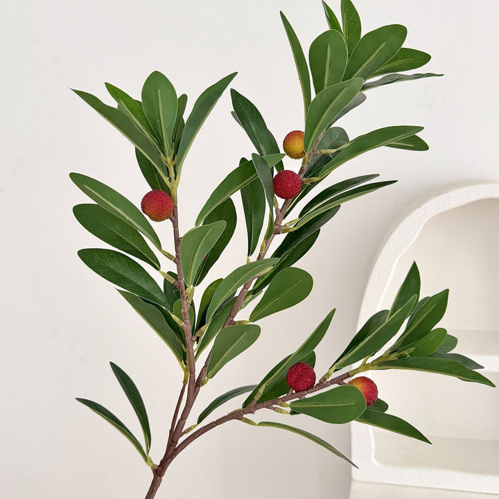 Decorative Faux Olive Branch Arrangement for Home
