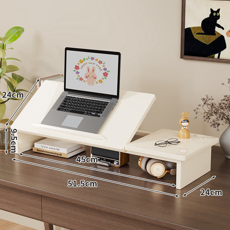 Ergonomic Adjustable Tilting Laptop Stand with Anti-Slip Stop