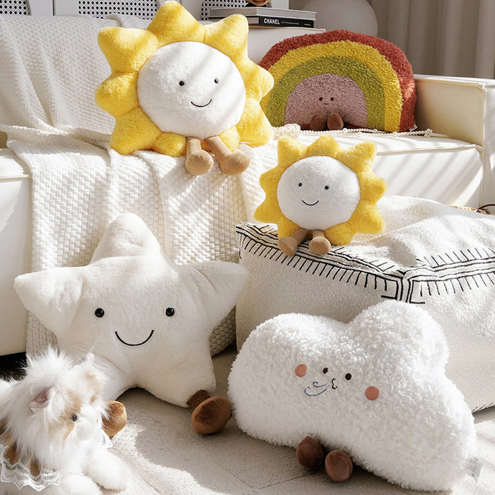 Decorative Plush Banana-Shaped Cushion