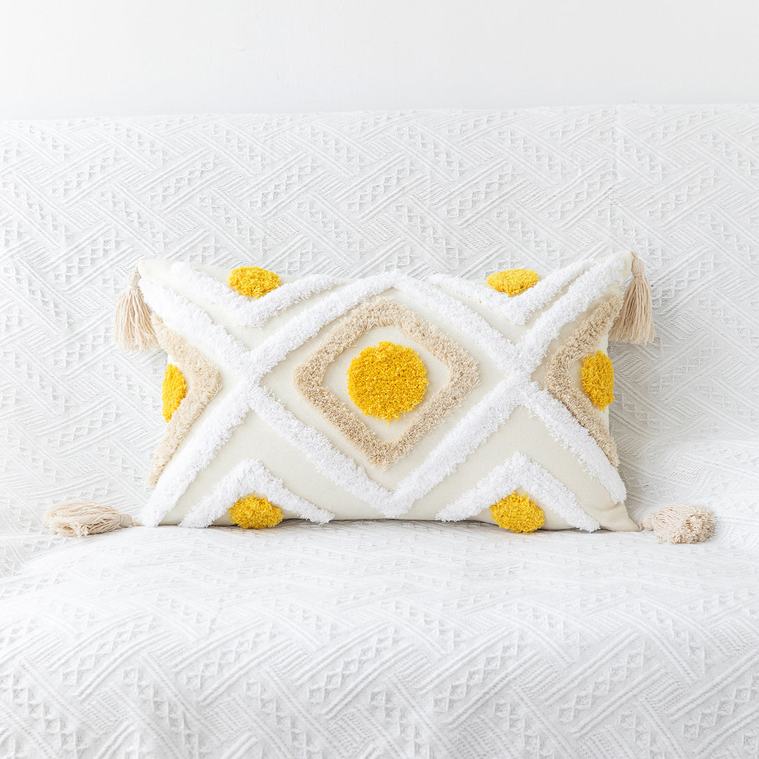 Decorative Textured Throw Pillow for Couch Decoration