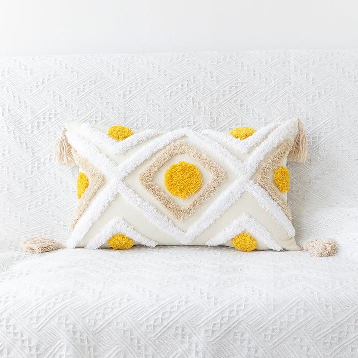 Decorative Textured Throw Pillow for Couch Decoration