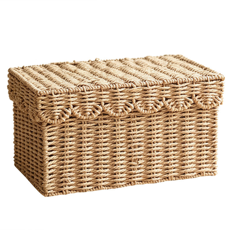Basket with lid