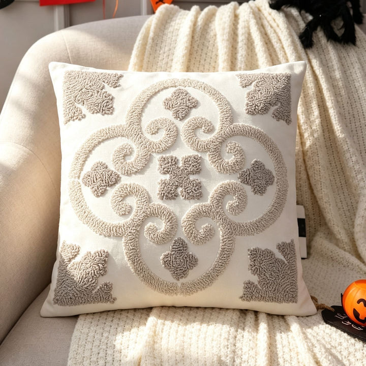 Decorative Textured Throw Pillow for Living Room