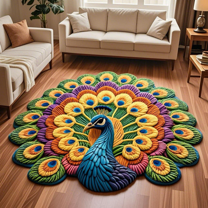 Floral Shaped Area Rug