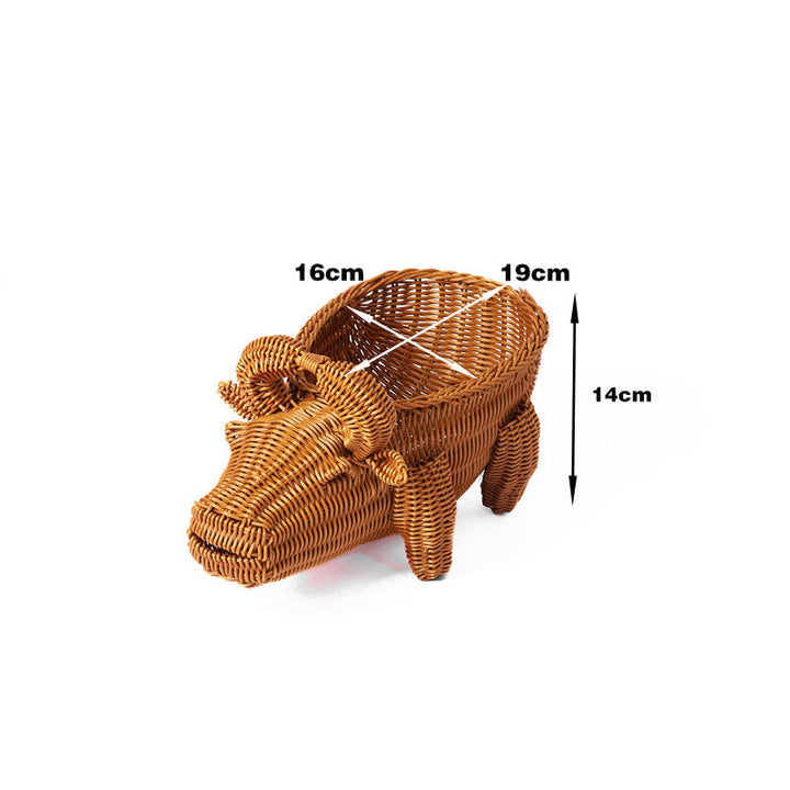 Decorative Wicker Duck