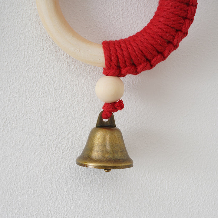Decorative Macrame Wall Art with Bell
