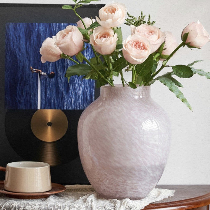 Handcrafted Decorative Glass Vase