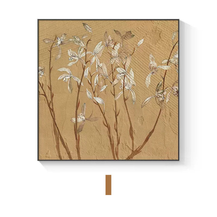 Decorative Floral Framed Artwork