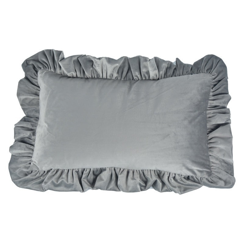 Ruffled Decorative Throw Pillow