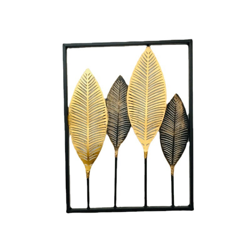 Leaf-Inspired Metal Wall Art