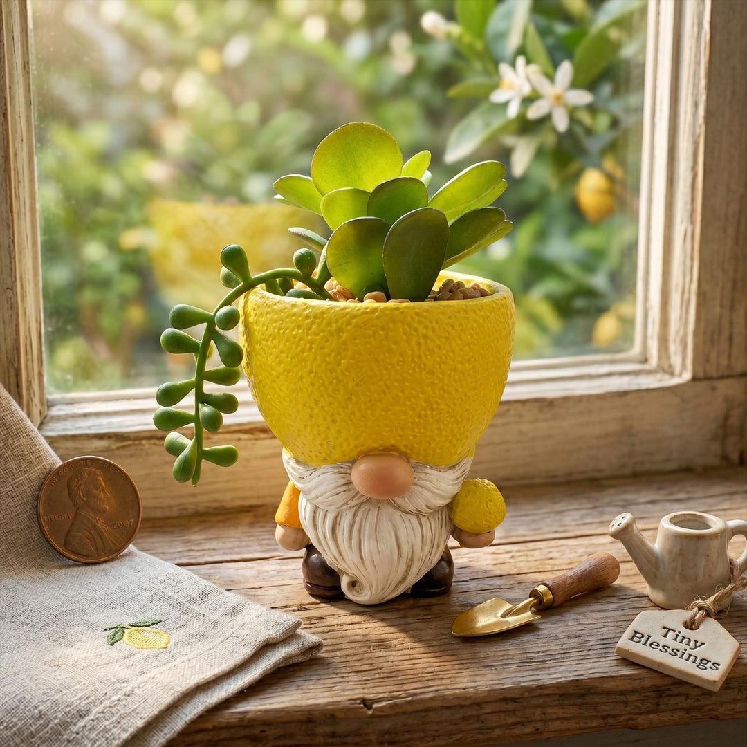 Decorative Gnome Planter for Plants